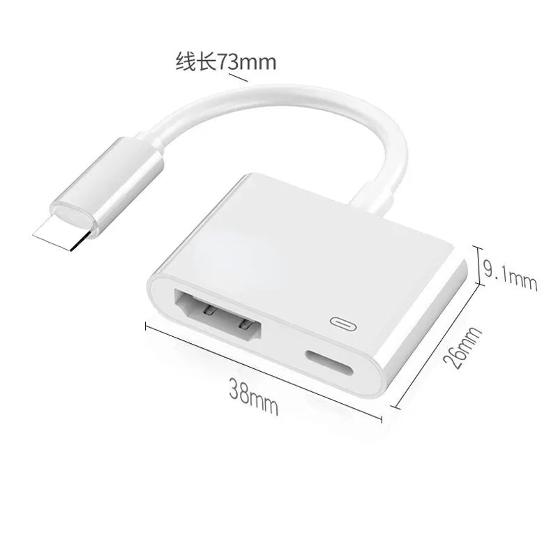 For Lightning To HDMI-compatible Cable 1080P for IPhone To TV Digital AV Adaptador Phone Accessories for IPhone IPad IOS