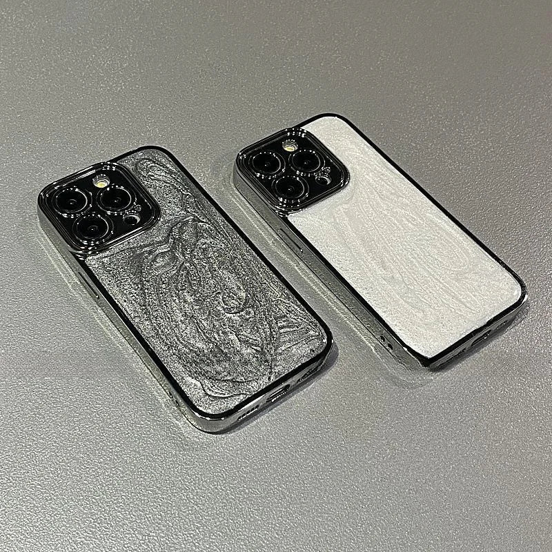 Origina Cement Texture Pattern Phone Case For iPhone 15 14 13 12 11 Pro Max 14 15 Plus X XS XR Max cases Hard Protection Cover